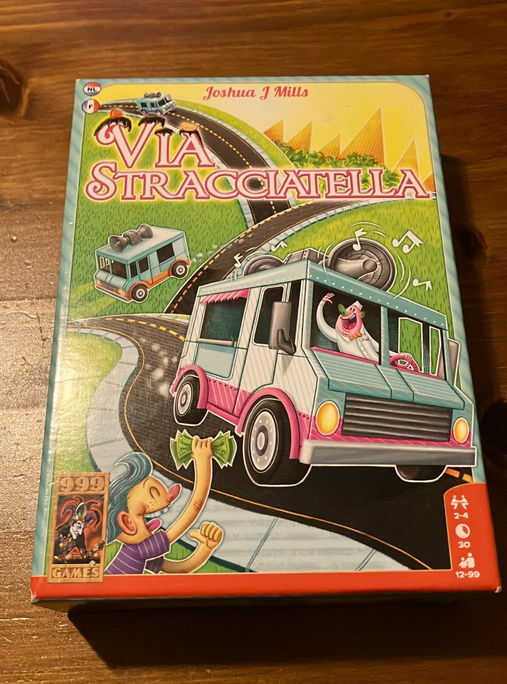 Via stracciatella 999 games bordspel, Ophalen, Zo goed als nieuw
