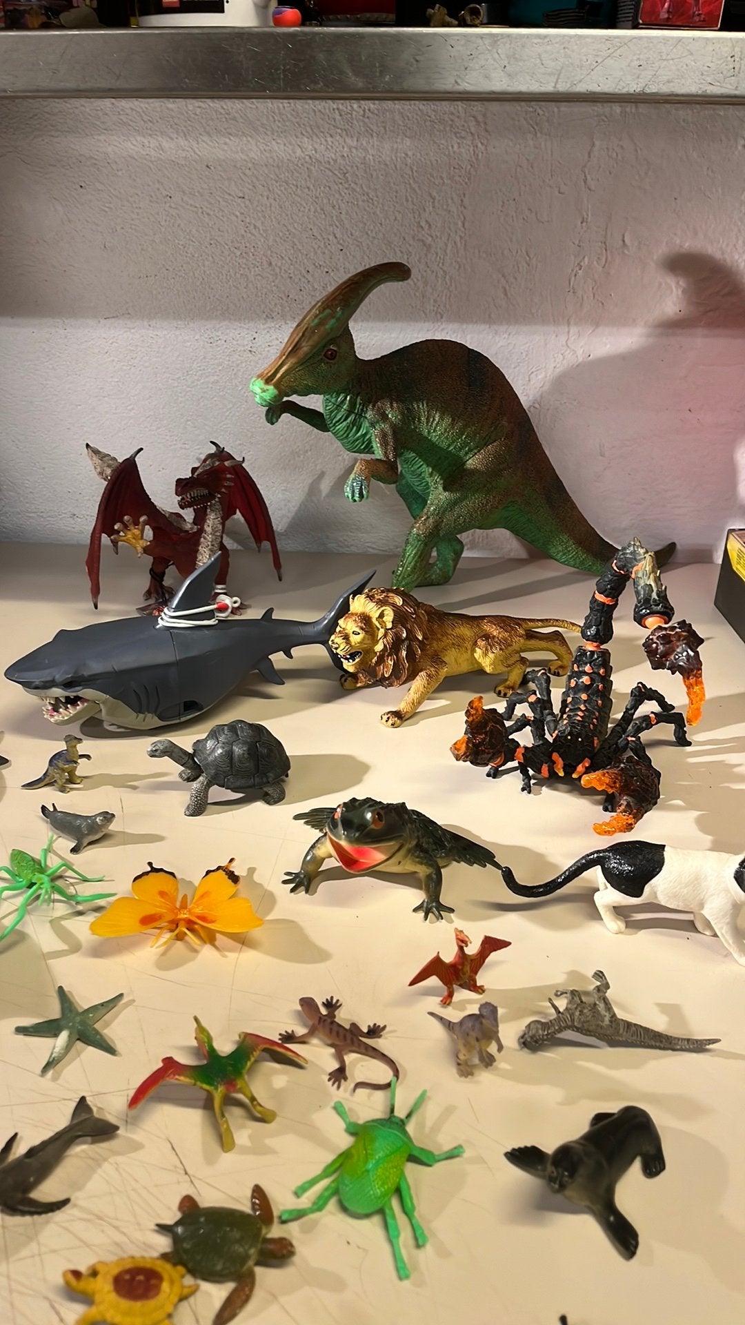 Veel dieren oud speelgoed oa Schleich, Ophalen of Verzenden, Zo goed als nieuw