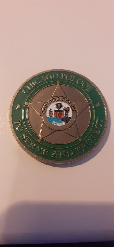 Chicago Police Challenge Coin - Metale Verzamelpenning, Postzegels en Munten, Penningen en Medailles, Ophalen of Verzenden