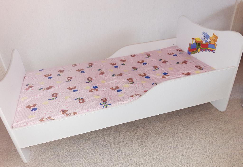 Kleuterbed+matras+lade, Gebruikt, 70 tot 85 cm, 140 tot 160 cm, Ophalen
