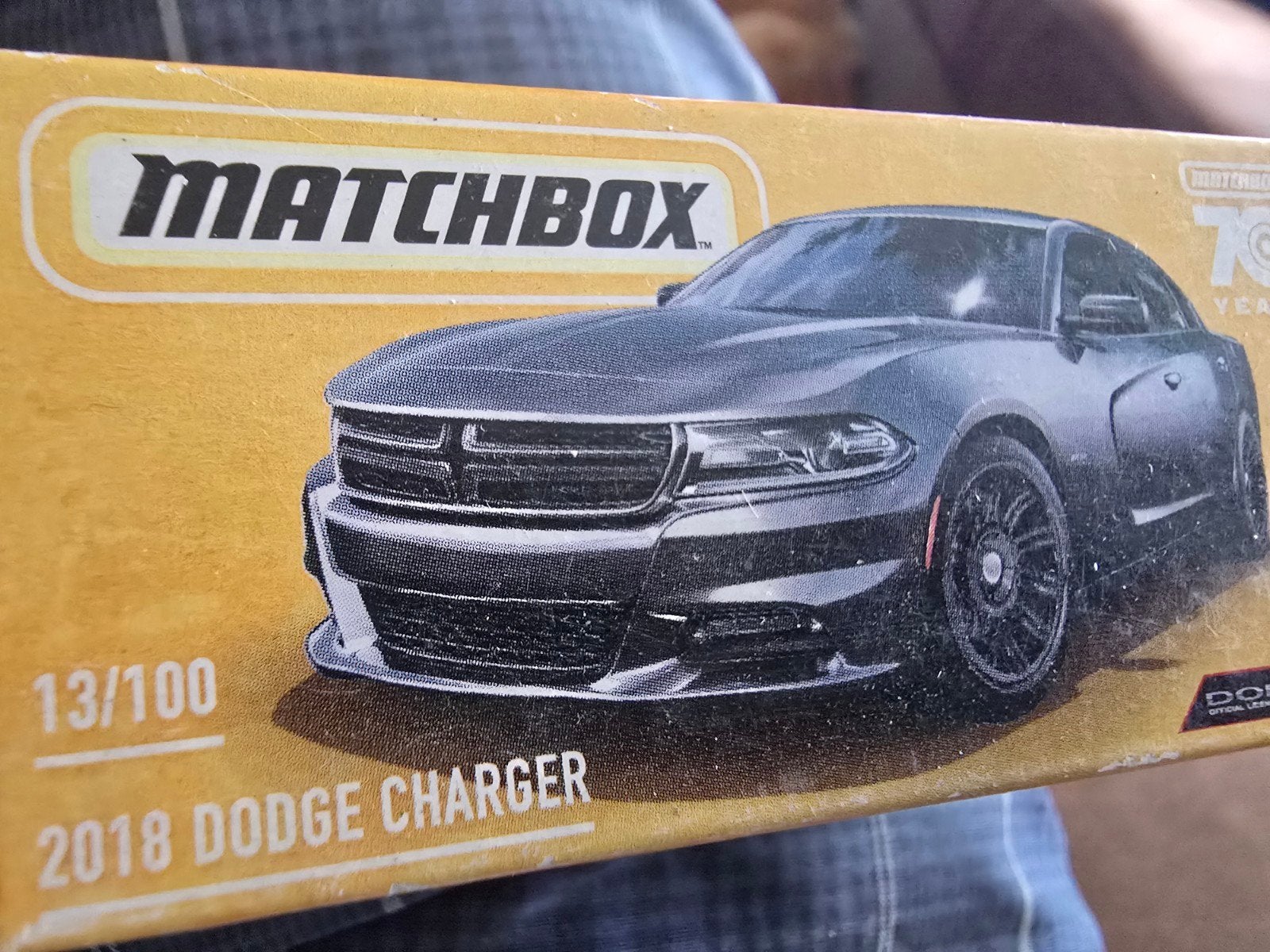 Matchbox 2018 Dodge Charger 13/100 70 jaar, Ophalen of Verzenden, Nieuw, Auto