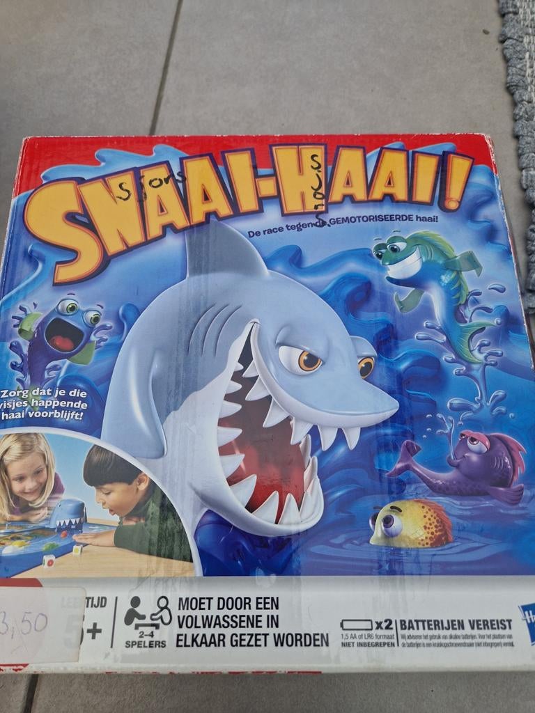Snaai haai spel, Hobby en Vrije tijd, Gezelschapsspellen | Bordspellen, Ophalen of Verzenden