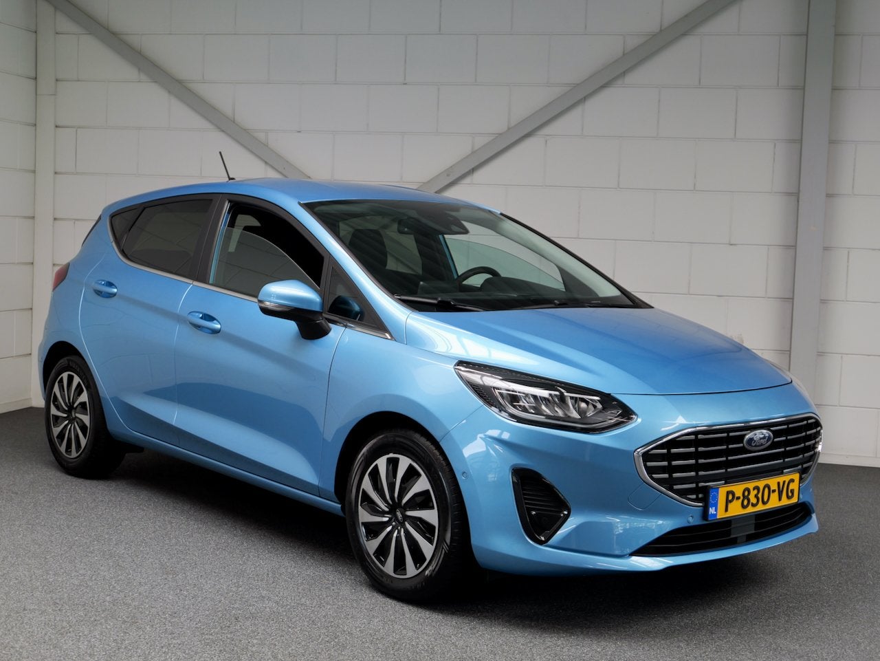Ford Fiesta 1.0 EB 125pk MHEV Titanium X B&O/Navi/CAM/Carpla, Auto's, Voorwielaandrijving, Gebruikt, Met garantie (alle), Blauw
