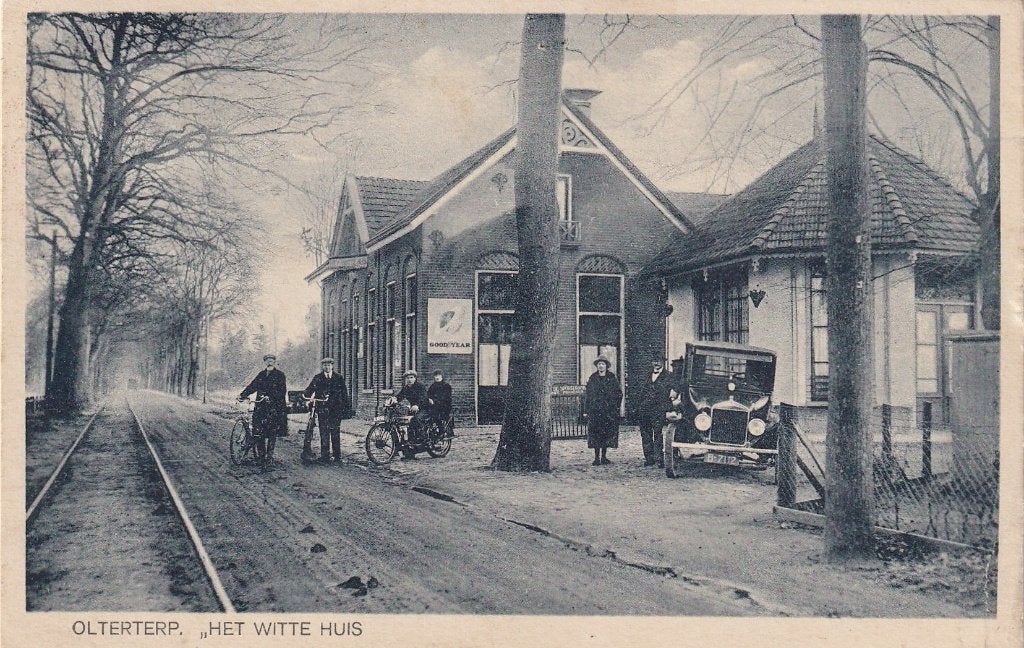 Olterterp, Auto, Volk., Verzenden, 1920 tot 1940, Gelopen, Friesland