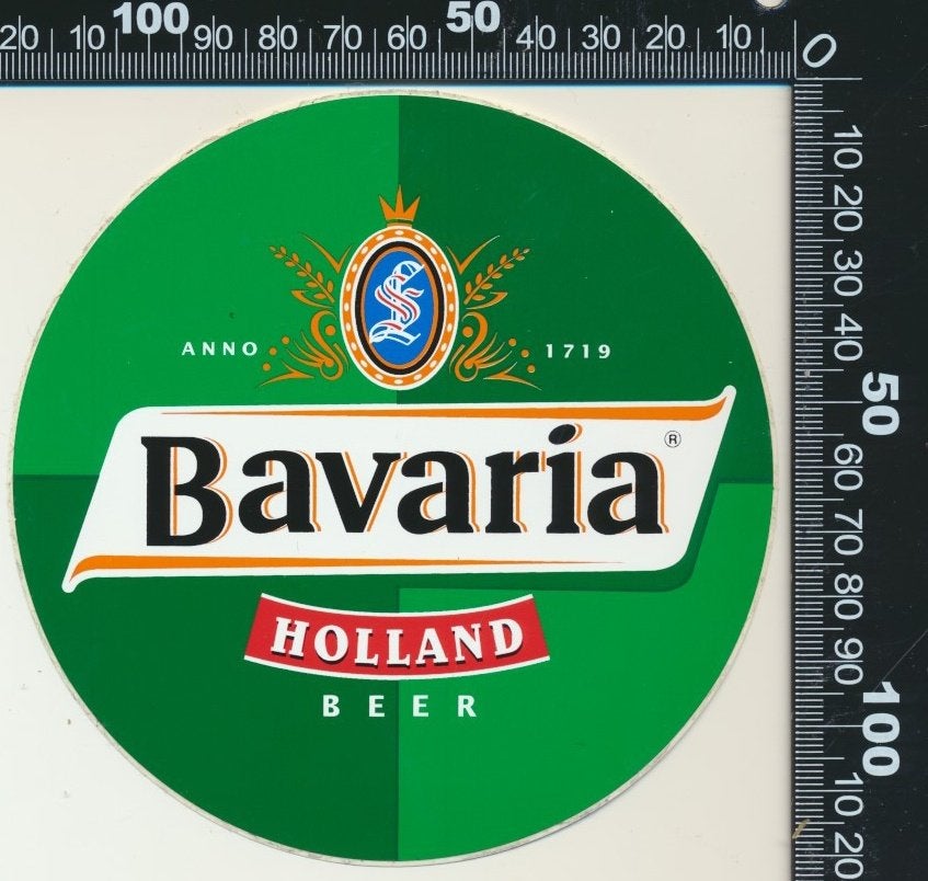 Sticker: Bavaria - Holland, Ophalen of Verzenden, Zo goed als nieuw, Bedrijf of Vereniging