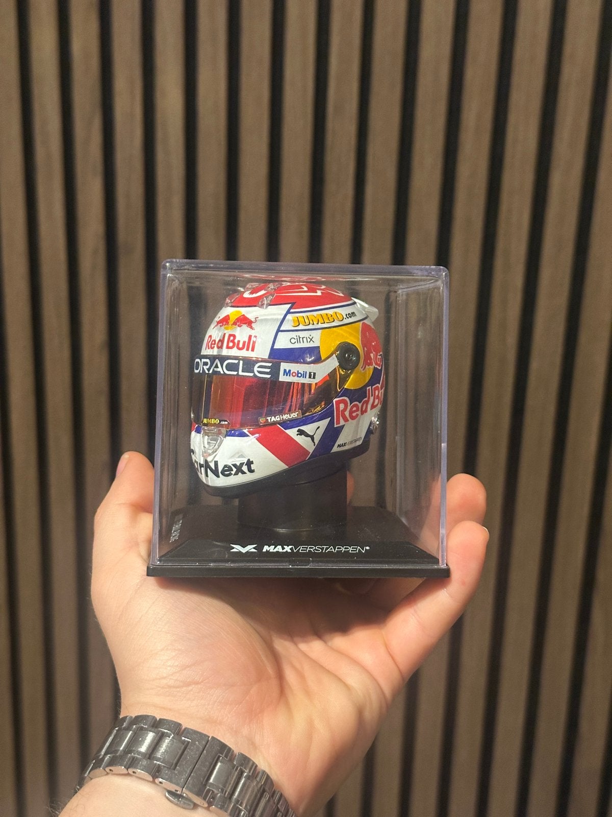 Max Verstappen | 2022 Dutch GP HELM | 1:4, Verzamelen, Automerken, Motoren en Formule 1, Ophalen of Verzenden, Nieuw, Formule 1