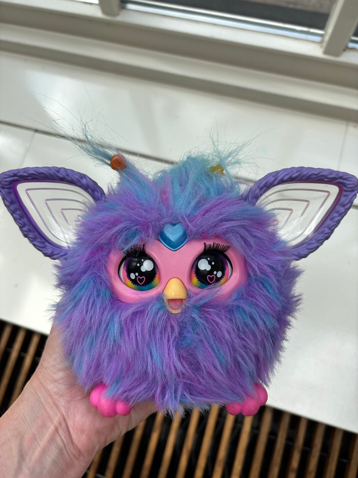 Leuke paarse en blauwe Furby - Zo goed als nieuw!, Ophalen, Zo goed als nieuw, Jongen of Meisje