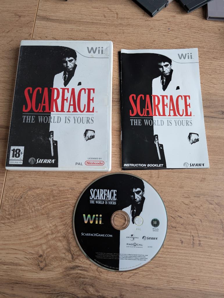 Scarface the world is yours Wii, Spelcomputers en Games, Avontuur en Actie, Vanaf 18 jaar, 1 speler, Ophalen of Verzenden