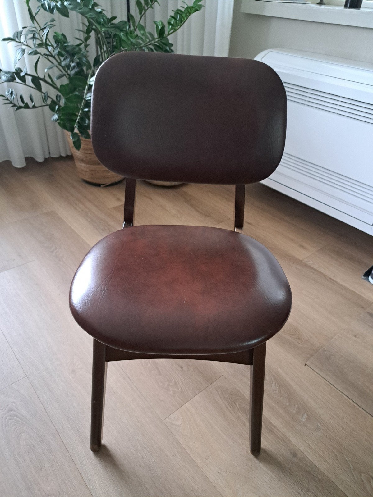 Vintage stoelen, Ophalen, Gebruikt, Bruin, Vintage