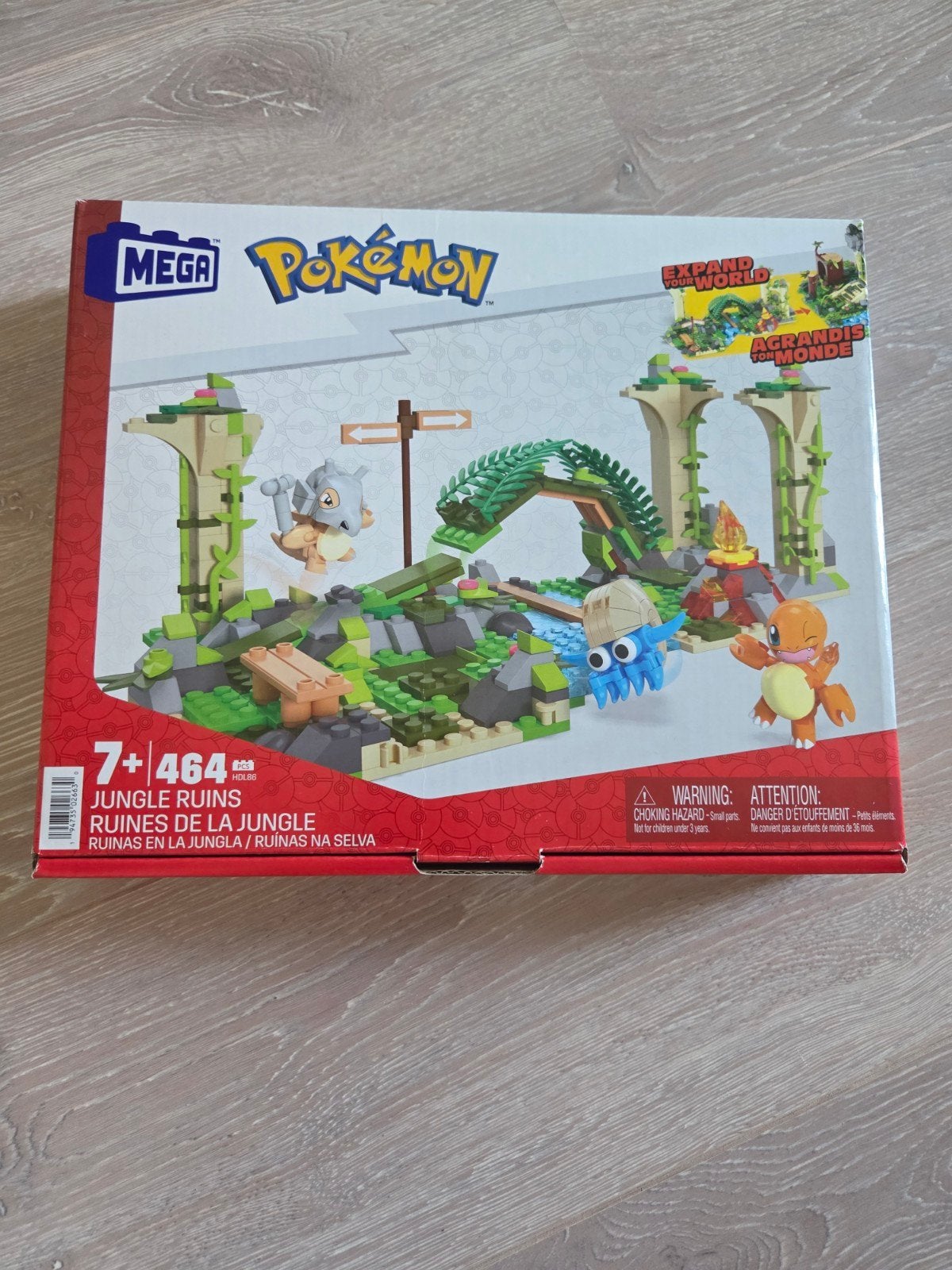 Mega Construx Pokémon Jungle Ruins Set (HDL86), Ophalen of Verzenden, Zo goed als nieuw, Overige merken
