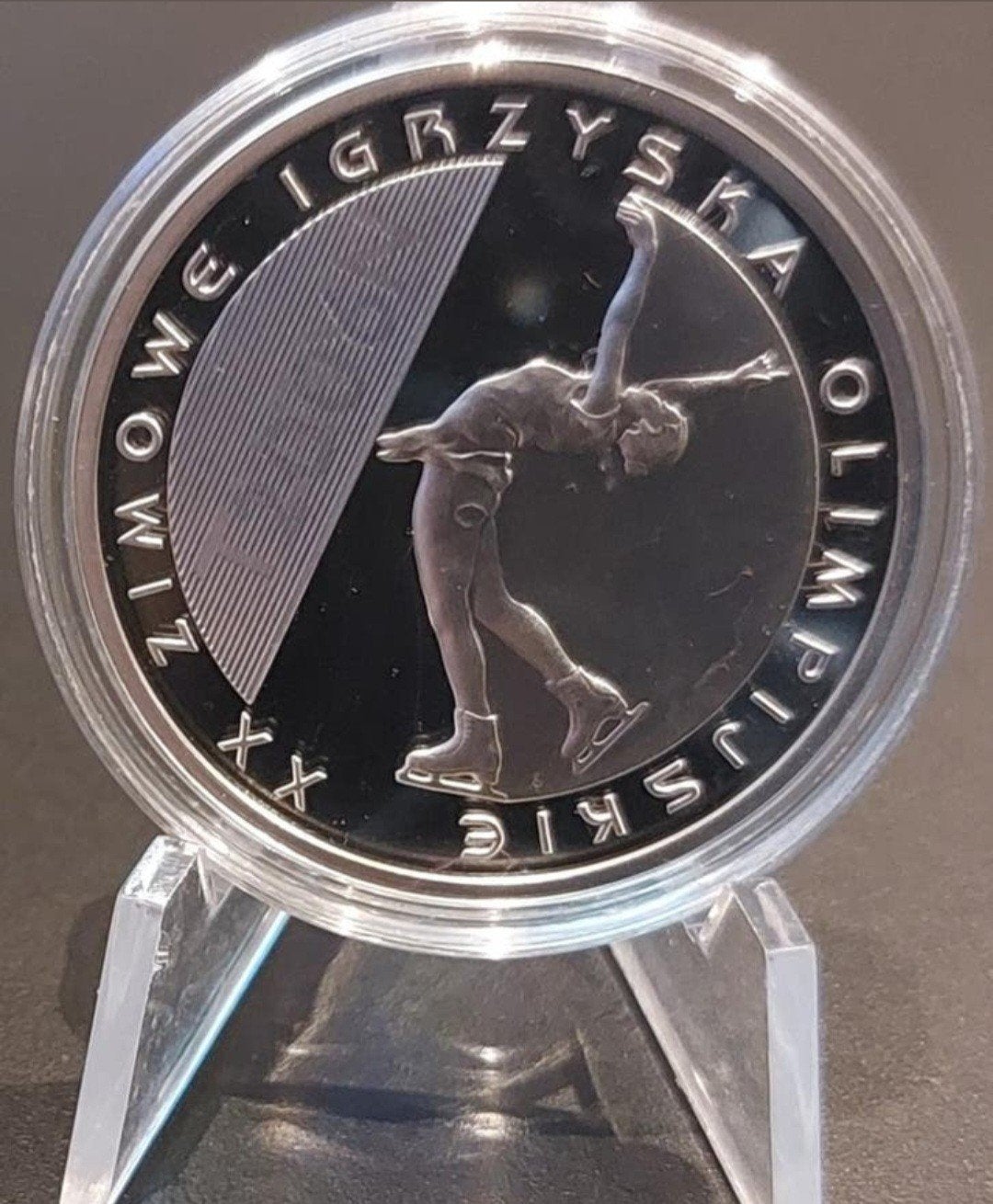 Zilveren Poolse Munt 14.14 gram - Olympische Spelen, Postzegels en Munten, Verzenden, Losse munt, Zilver