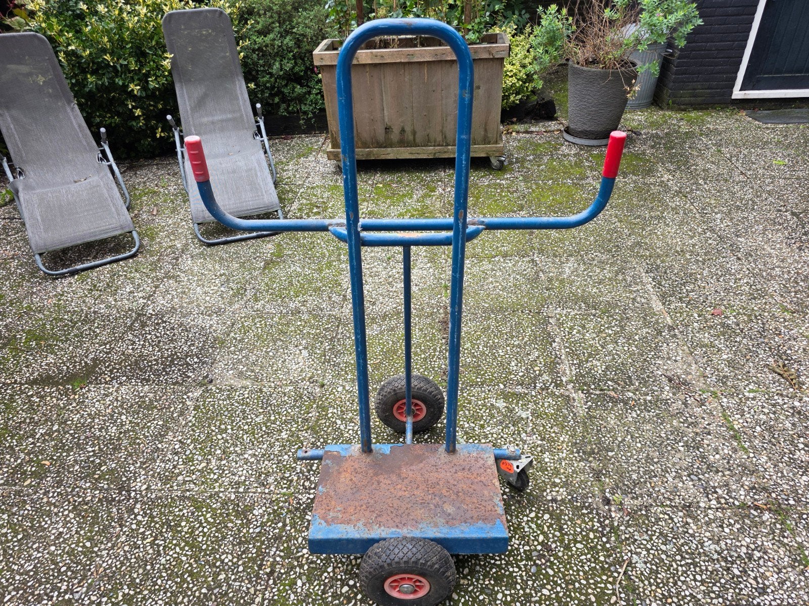 platenkar, Minder dan 60 liter, Ophalen, Gebruikt, Transportkar