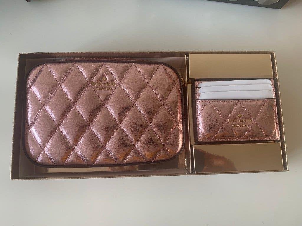 Kate Spade boxed set, Sieraden, Tassen en Uiterlijk, Tassen | Damestassen, Ophalen of Verzenden, Nieuw, Roze, Schoudertasje
