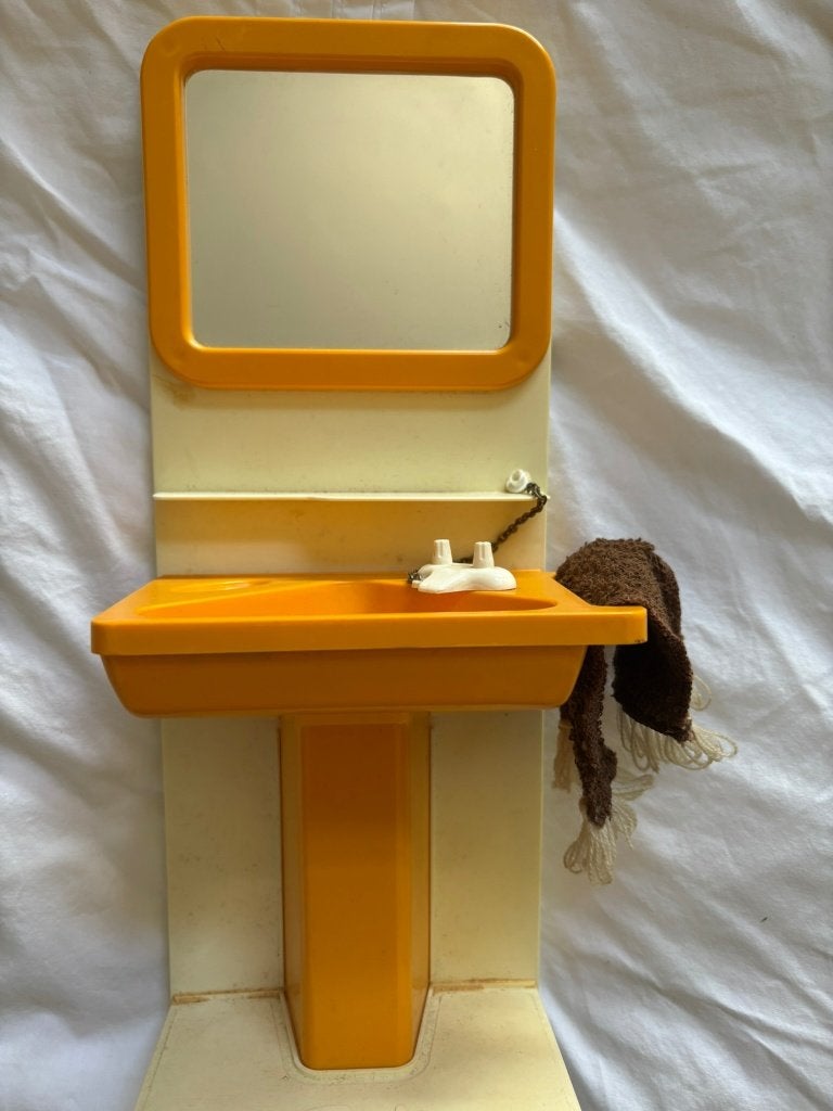 Vintage Pedigree Sindy wastafel jaren 70, model 039299, Ophalen of Verzenden
