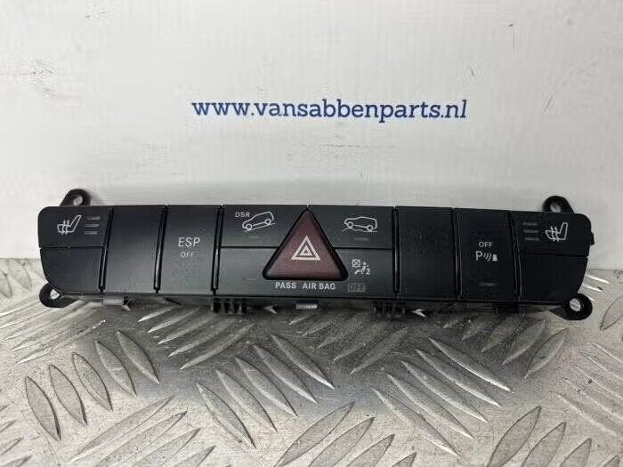 Paniekverlichtings Schakelaar van een Mercedes ML-Klasse, Auto-onderdelen, Dashboard en Schakelaars, Ophalen of Verzenden, Gebruikt