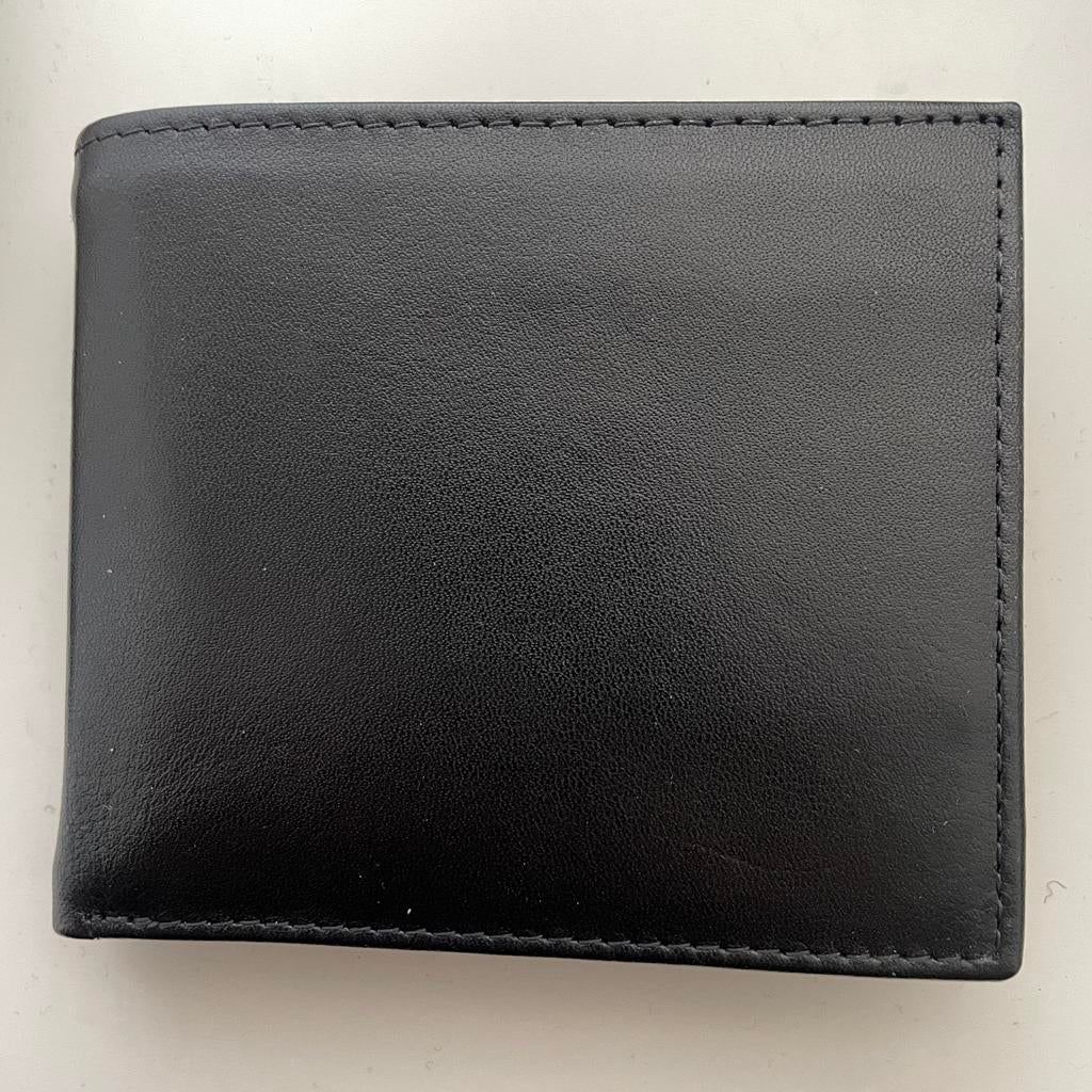Portemonnee leer zwart billfold HEMA, Overige merken, Zwart, Ophalen of Verzenden, Zo goed als nieuw