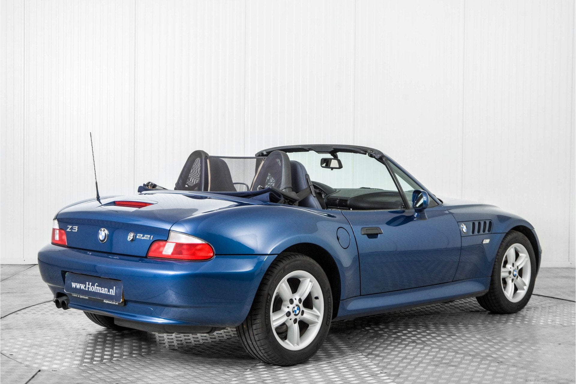 BMW Z3 Roadster 2.2i S (bj 2001), 2171 cc, Achterwielaandrijving, Cabriolet, Blauw