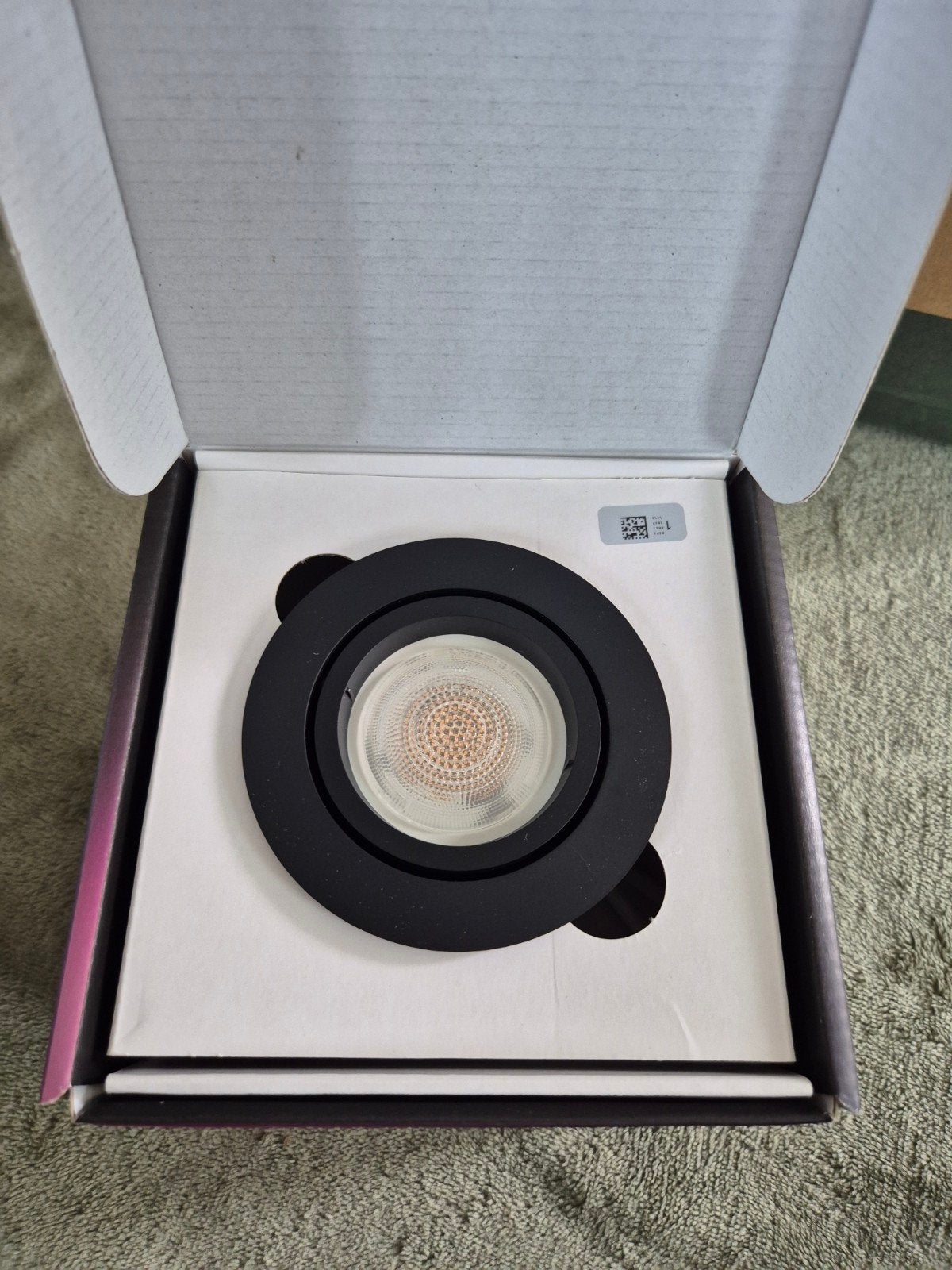 Hue centura inbouwspot zwart, Huis en Inrichting, Ophalen of Verzenden, Nieuw, Philips, Inbouwspot