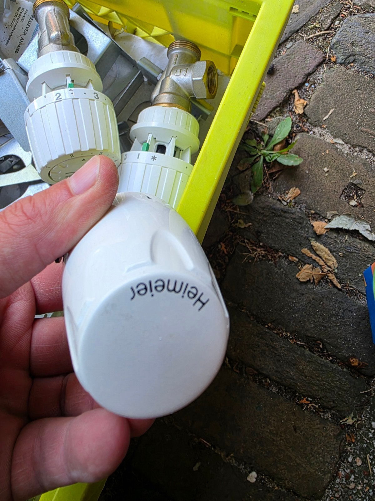 Danfoss en Heimeier thermostaatkranen, Ophalen of Verzenden, Gebruikt