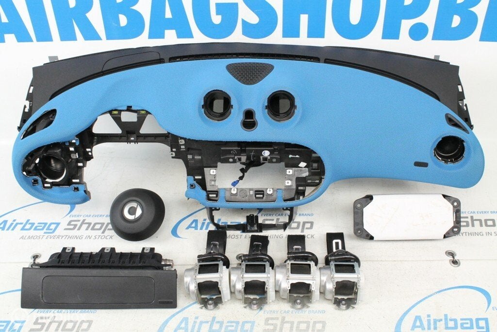 Airbag set Dashboard blauw Smart Forfour 453 2014-heden, Gebruikt, Ophalen of Verzenden