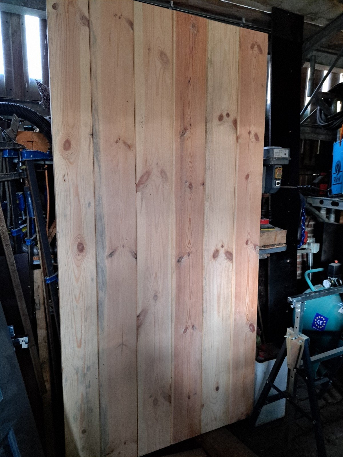 Schuifdeur nieuw, Doe-het-zelf en Verbouw, Hout en Planken, Minder dan 25 mm, Nieuw, Ophalen of Verzenden, Plank
