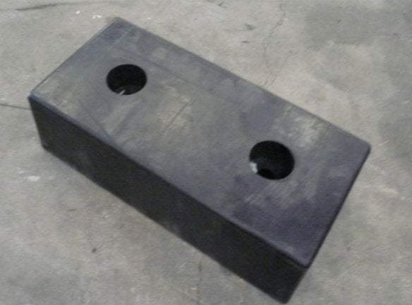 Rubber stootblok 500x250x140mm, Ophalen, Nieuw