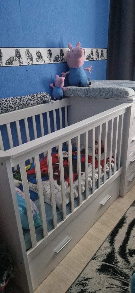Combi ledikant, Zo goed als nieuw, Minder dan 140 cm, Minder dan 70 cm, Ophalen