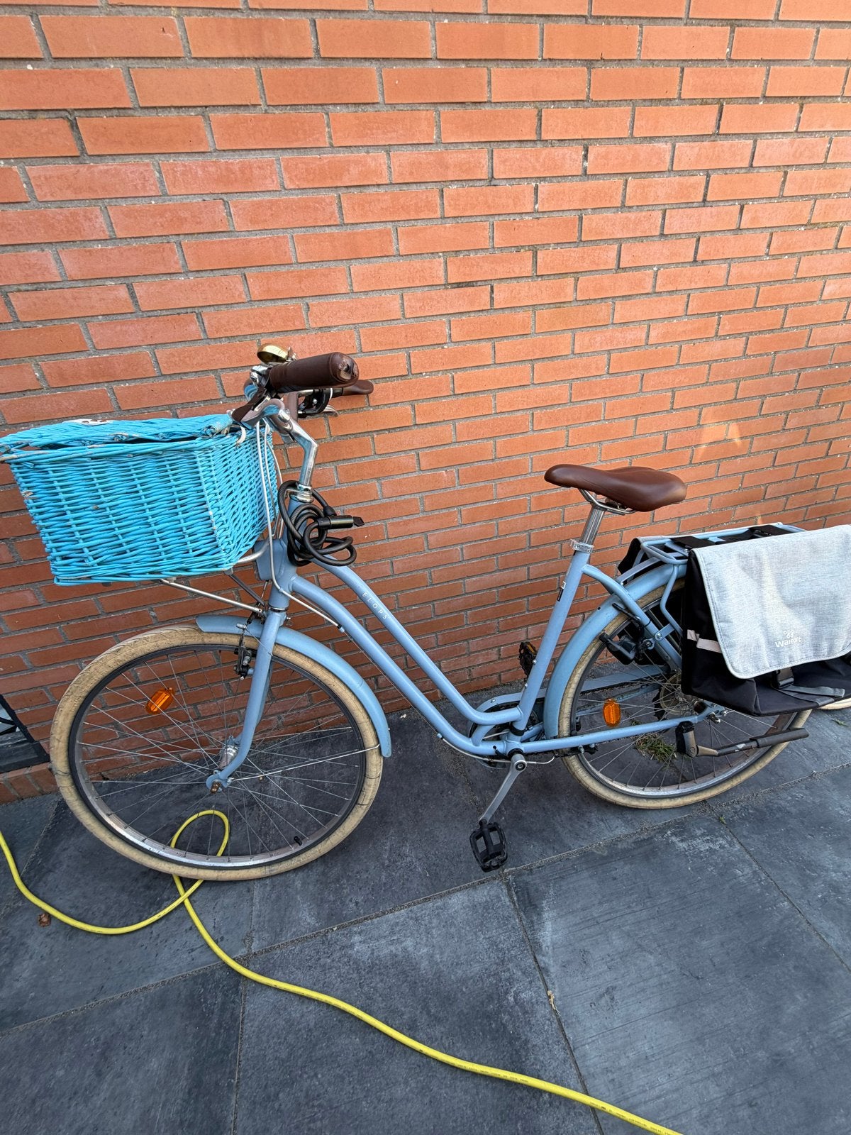 Elops stadsfiets met lage instap en versnellingen, Velgrem, Ophalen, Overige merken, 53 tot 56 cm