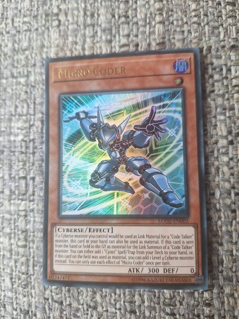 yu gi oh! Micro Coder, Hobby en Vrije tijd, Verzamelkaartspellen | Yu-gi-Oh!, Ophalen of Verzenden, Zo goed als nieuw