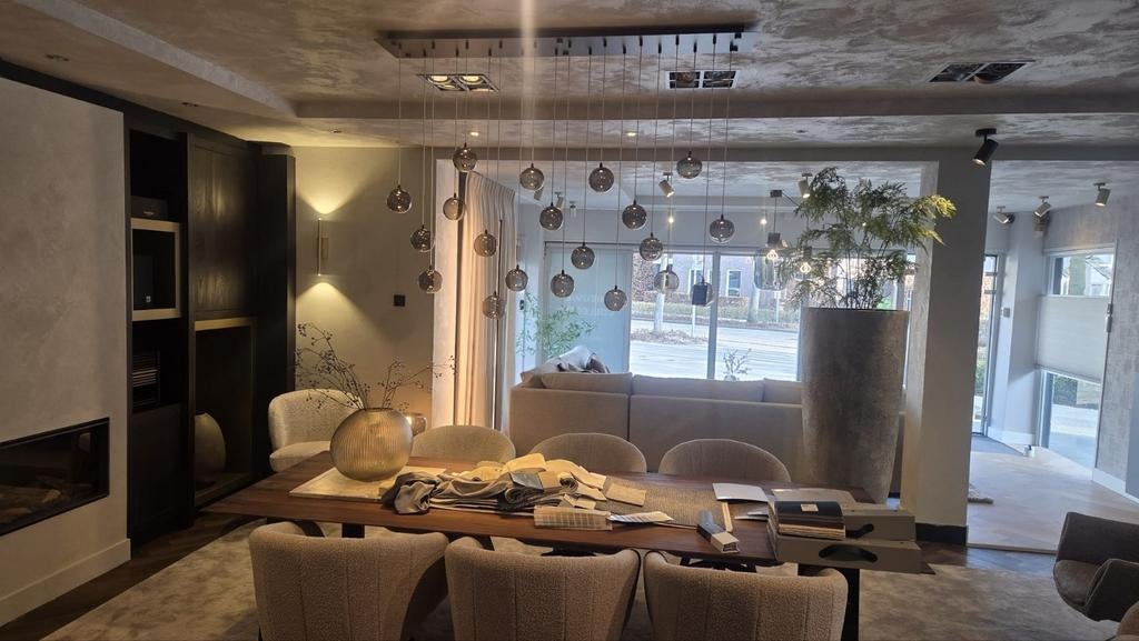 Ilfari Ballroom Hanglamp - glas (16 bollen), Ophalen, Modern, Luxe, Design, Nieuw, Glas