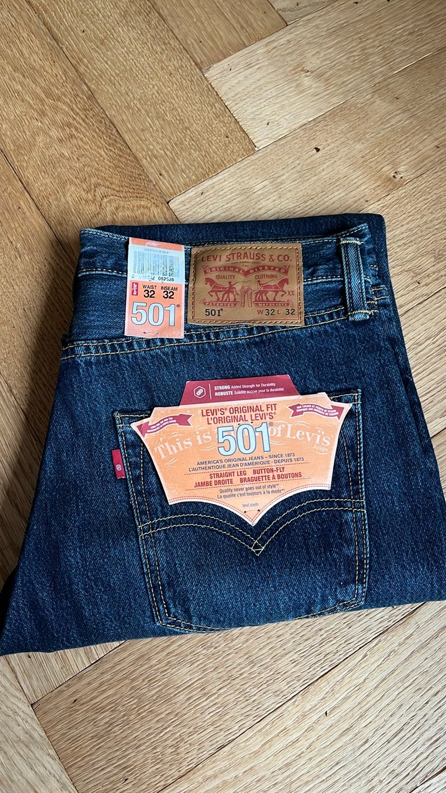 Levi's 501 Jeans met Dyneema - Duurzaam & Comfortabel, Ophalen of Verzenden, Nieuw, Blauw, W32 (confectie 46) of kleiner
