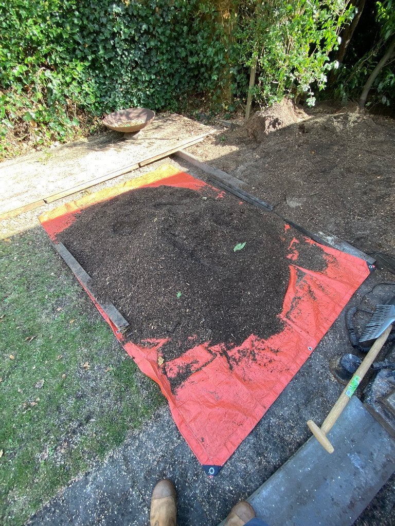 Zwarte grond met zaagsel, Ophalen, Gebruikt, Overige typen