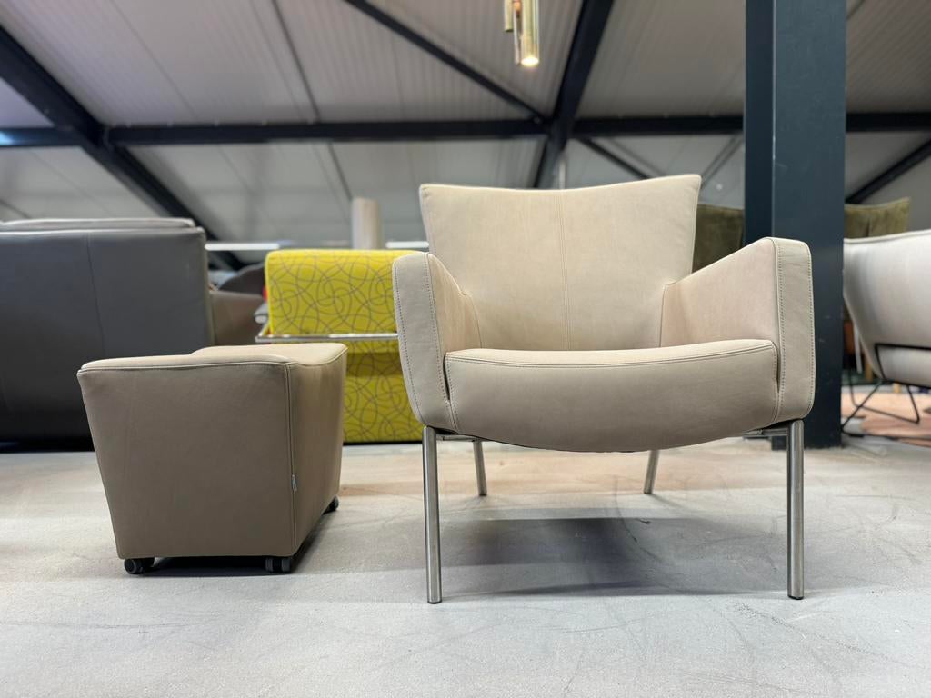 Nieuw Brees new World Elite fauteuil met poef Design Stoel, Brees new world, Nieuw, 75 tot 100 cm, Ophalen of Verzenden