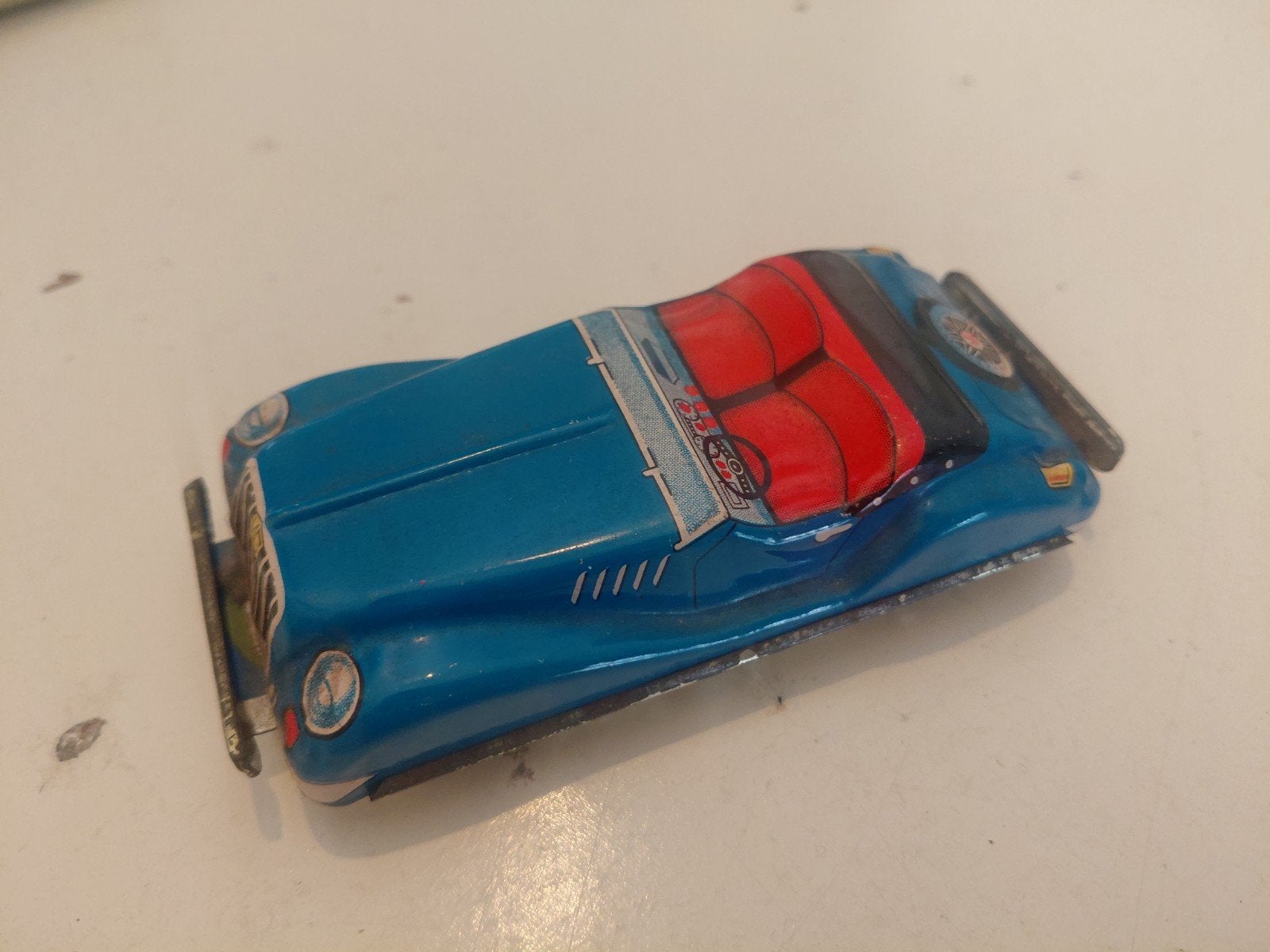 Vintage Opwind Speelgoed: Auto, Hondje en Kuiken, Verzamelen, Ophalen of Verzenden, Gebruikt
