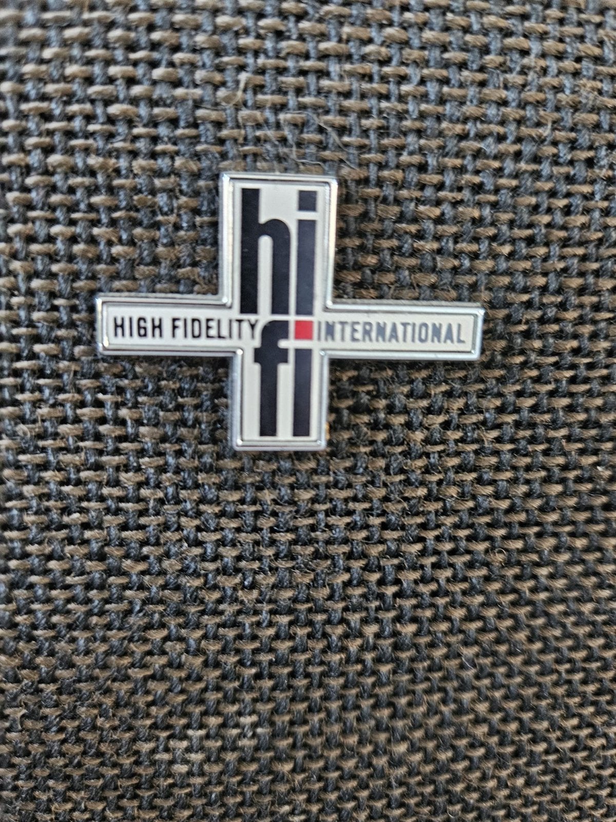 Gezocht: Vintage High Fidelity International Speaker Embleem, Overige merken, Gebruikt, Speakers, Losse componenten