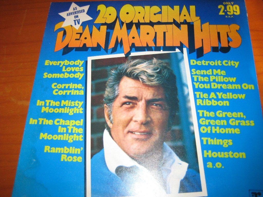LP, 20 Original Dean Martin Hits, Ophalen of Verzenden, Zo goed als nieuw, LP