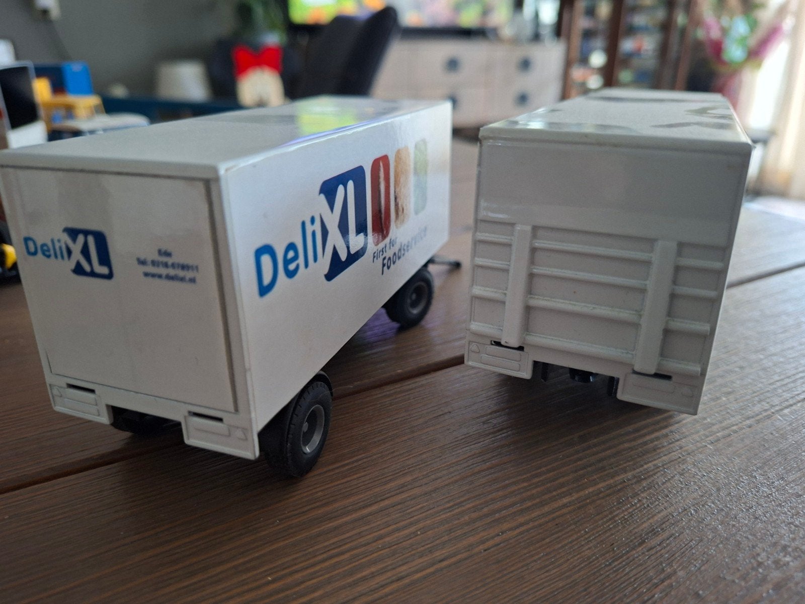 DAF  CF combie lioncar opdruk Deli XL, Ophalen of Verzenden, Zo goed als nieuw, Bus of Vrachtwagen, Lion Toys