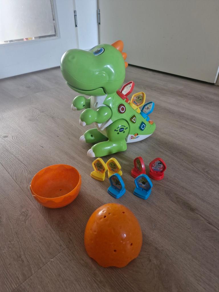 VTech Cody de dino met 6 chips, Kinderen en Baby's, Speelgoed | Vtech, Zo goed als nieuw, 2 tot 4 jaar, Ophalen