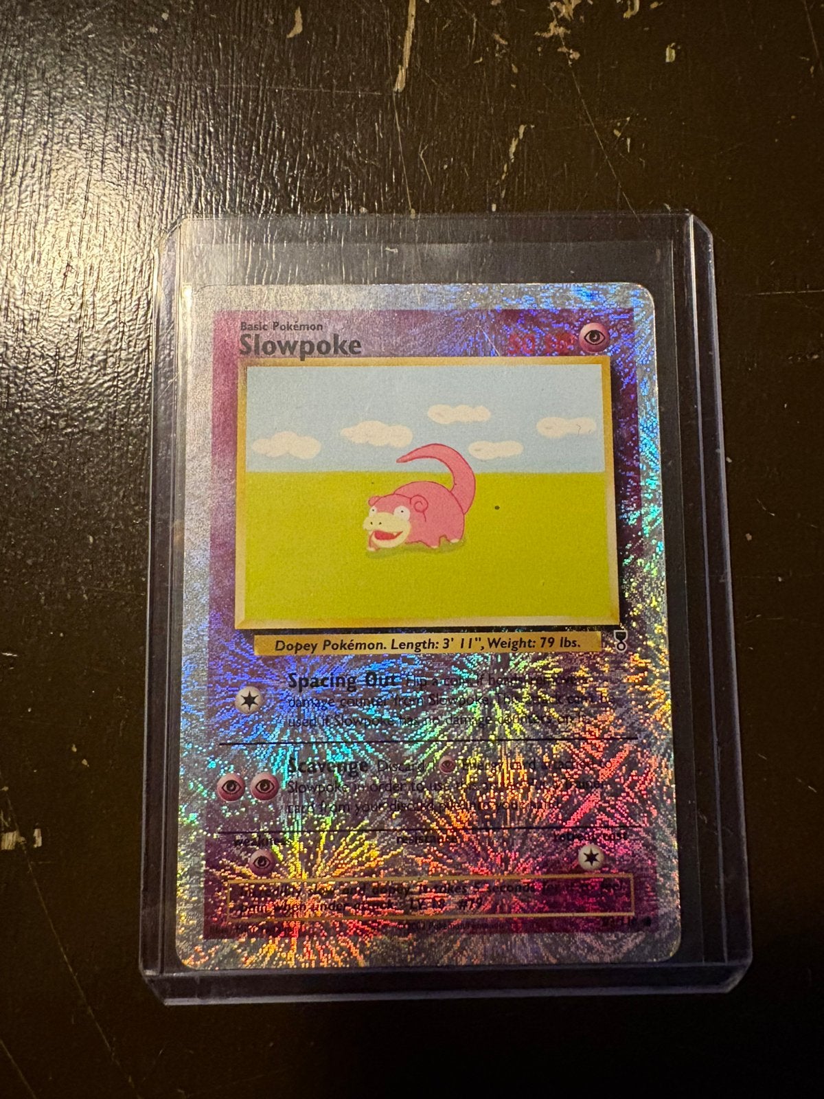 Slowpoke pokemon legendary collection 93, Ophalen, Gebruikt, Losse kaart
