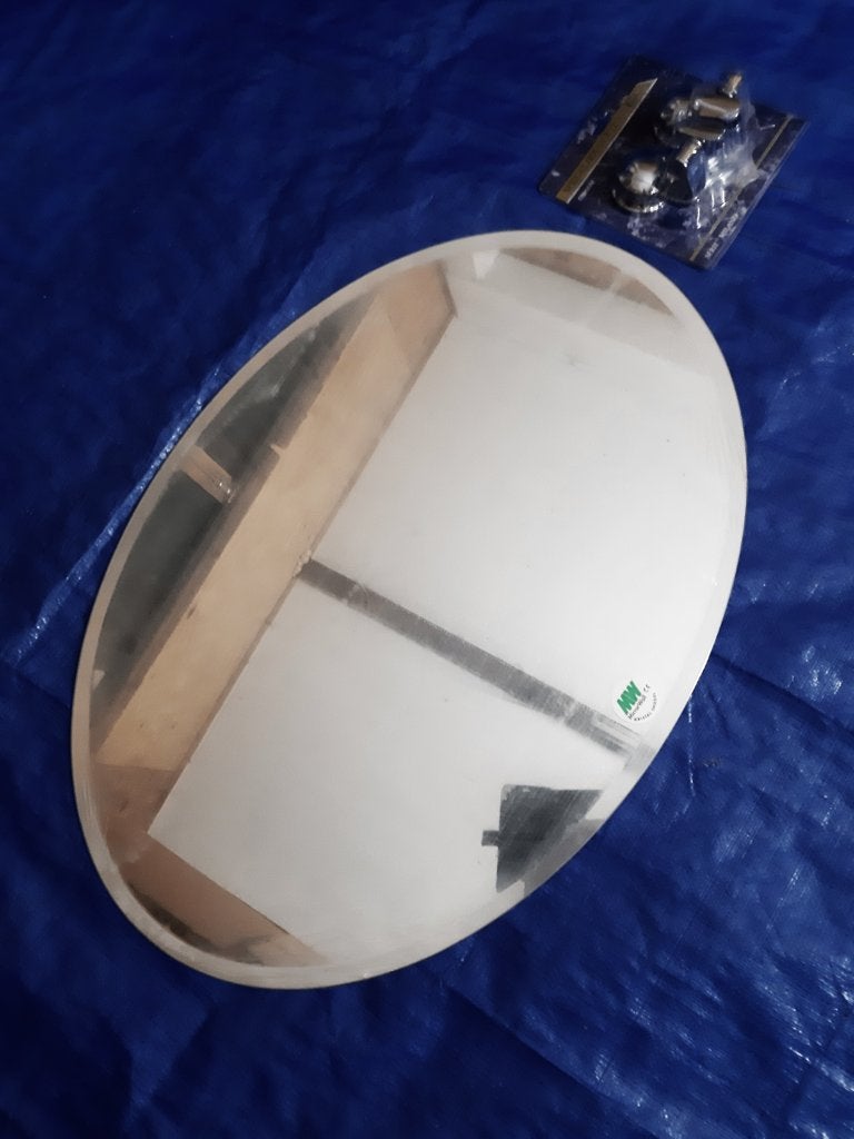 Spiegel Mirror Wall, Ophalen, Nieuw, Minder dan 100 cm, Ovaal
