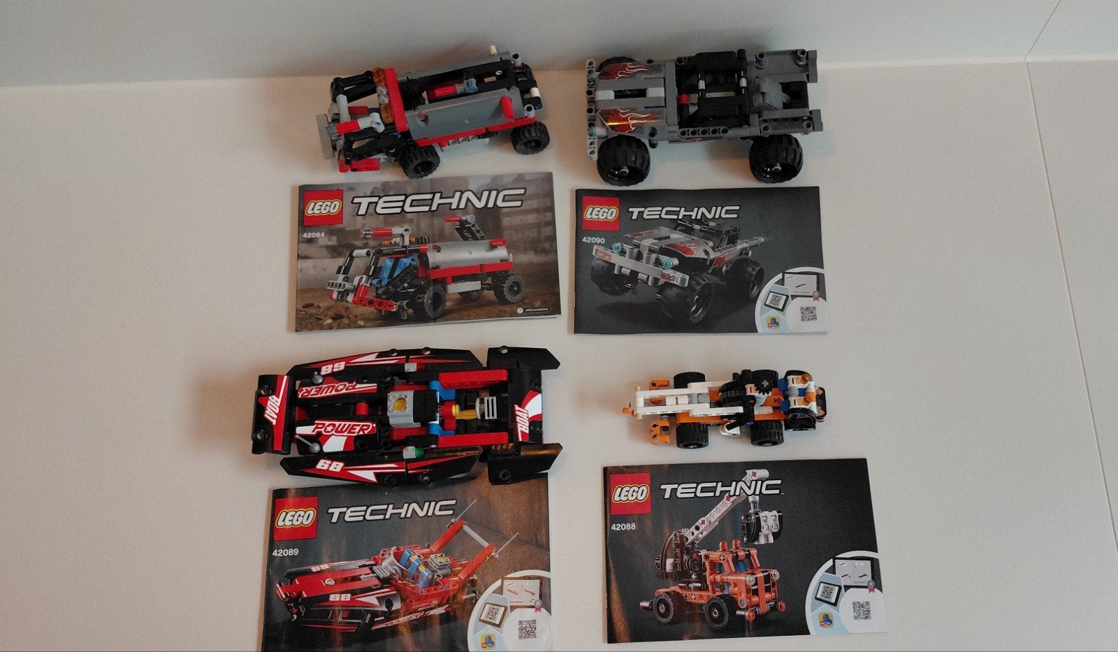 4 Lego Technic, Kinderen en Baby's, Speelgoed | Duplo en Lego, Gebruikt, Lego, Complete set, Technic, Verzenden