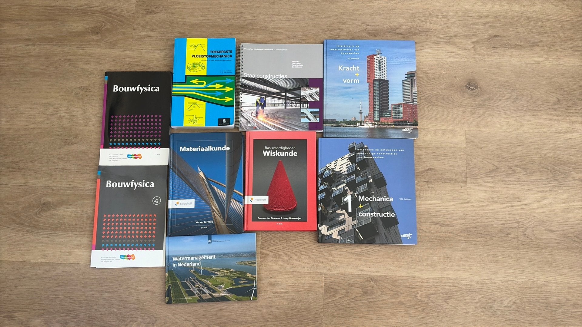 Boeken voor opleiding civiele techniek, Ophalen, Zo goed als nieuw
