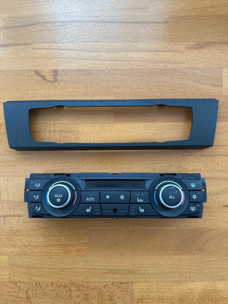 BMW Climatronic Bedieningspaneel + Inbouwraam 64119242409-01, Ophalen of Verzenden, Gebruikt, BMW