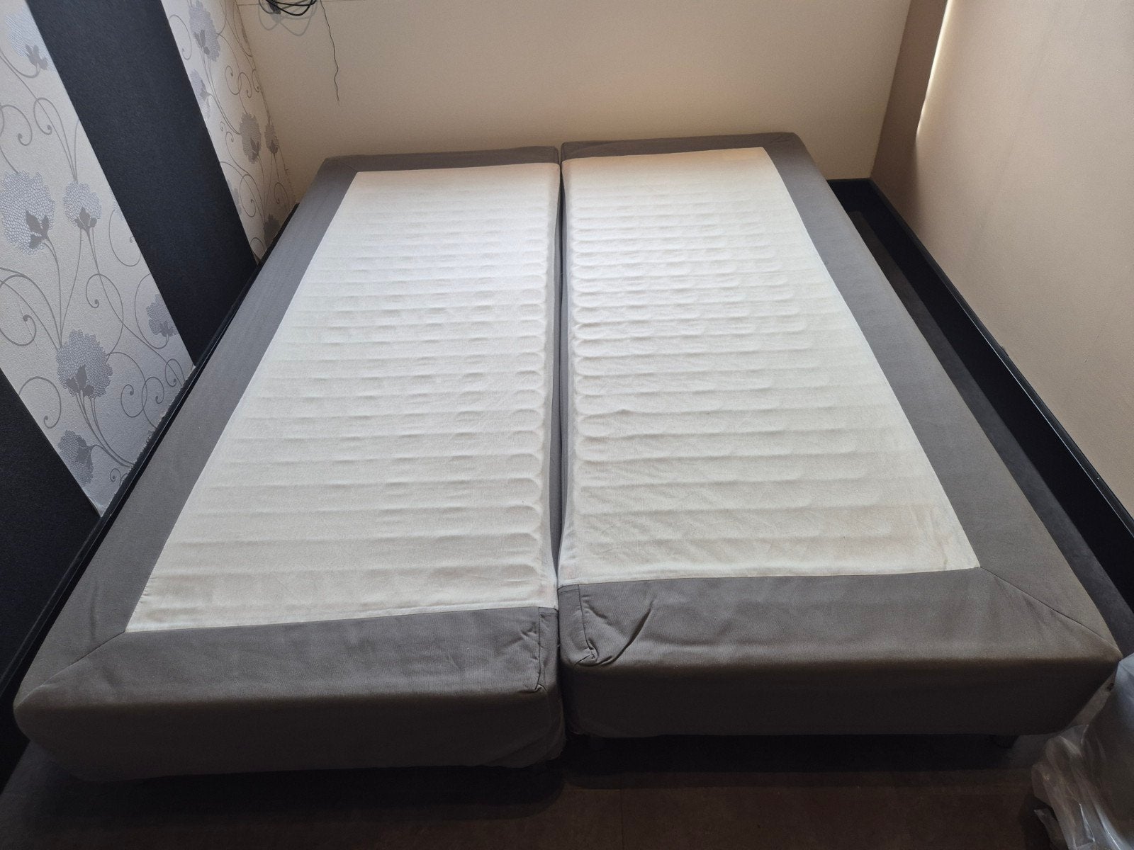 Boxspring 160x200cm, Tweepersoons, Ophalen of Verzenden, Zo goed als nieuw, 200 cm