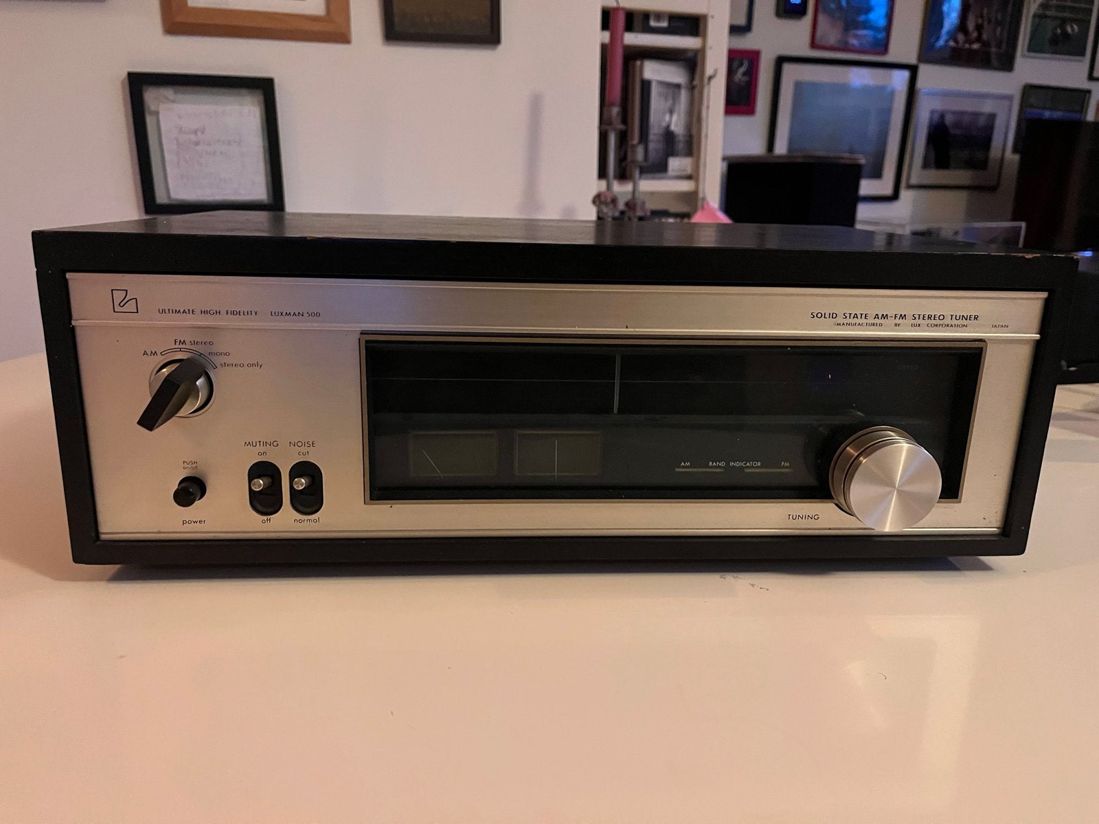 Luxman WL-500 Solid State AM/FM Stereo Tuner radio, Ophalen, Gebruikt, Analoog