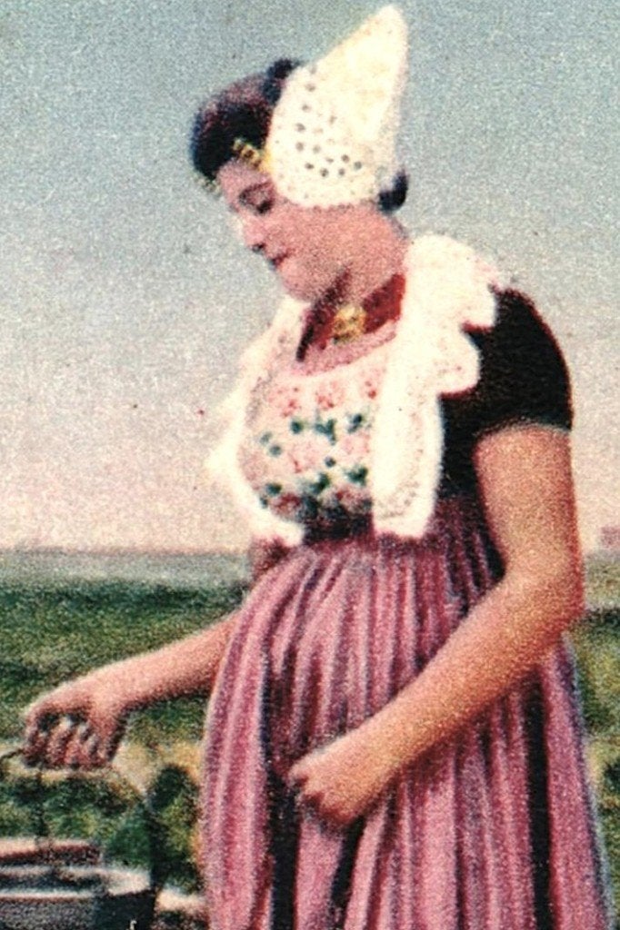 936052 Walcheren ZL Klderdracht 1953 Postzegel afgeweekt, Ophalen of Verzenden, 1940 tot 1960, Gelopen, Zeeland