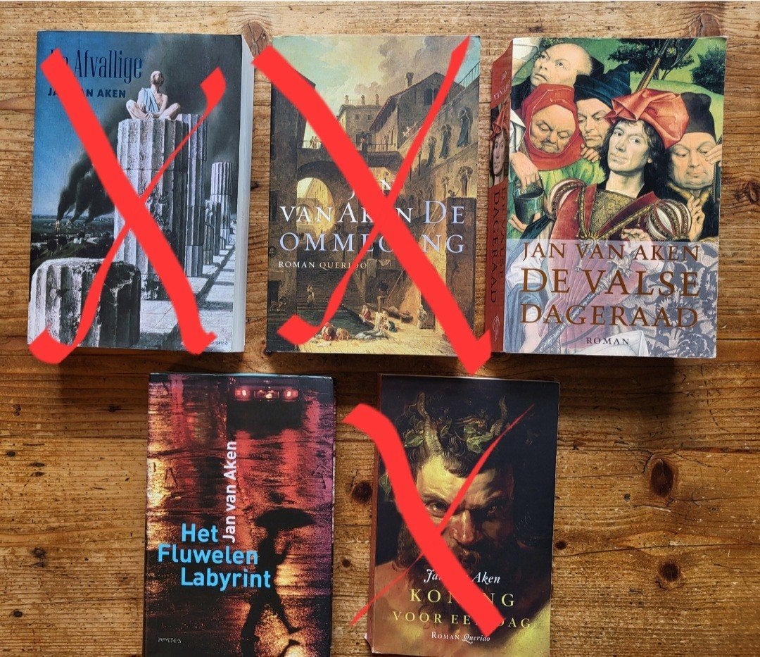 Jan van Aken - 3 romans à € 7,50, Verzenden, Zo goed als nieuw, Jan van Aken, Nederland