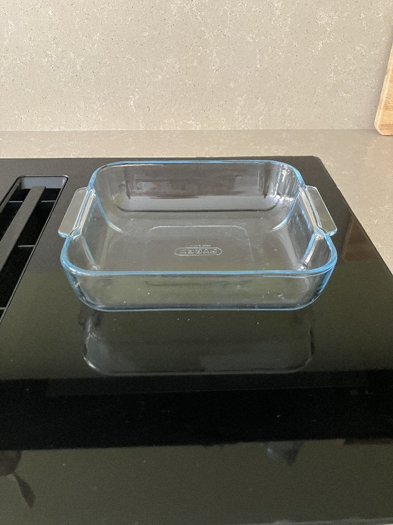 Pyrex glazen ovenschaal (vierkant), Ophalen of Verzenden, Zo goed als nieuw, Overige merken, Glas