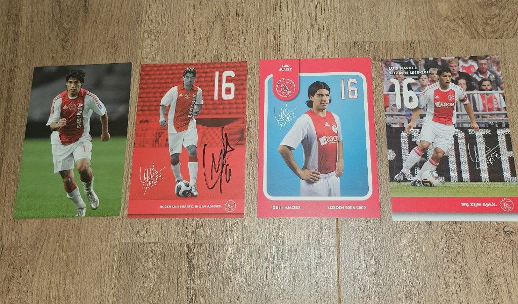 Ajax Kaarten Spelerskaarten Luis Suarez, Ophalen of Verzenden, Gebruikt, Ajax, Spelerskaart