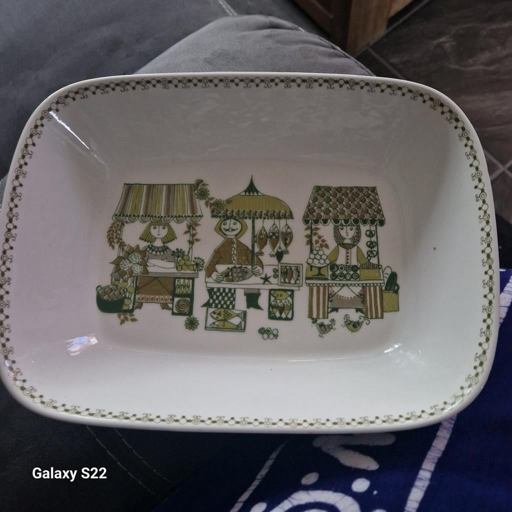 Figgjo Norway Market schaal - Vintage design, Ophalen of Verzenden